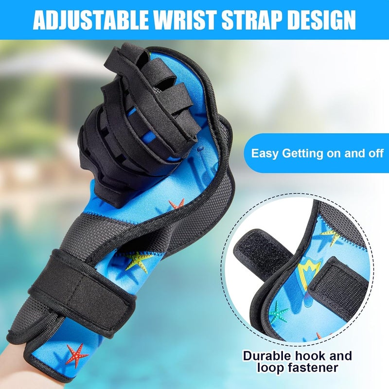 Strdfeve 1 PCS Water Ball&Glove Set,Water Bouncing Ball Catch Mitt,Pool Baseball Catching Mitt for Beach Games,Play Catch Skip Ball&Glove - Image 5